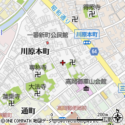 富山県高岡市川原本町2周辺の地図