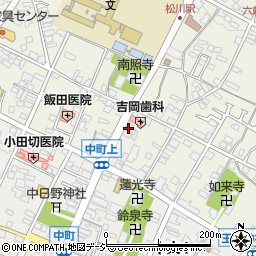 長野県中野市中野松川1601-3周辺の地図