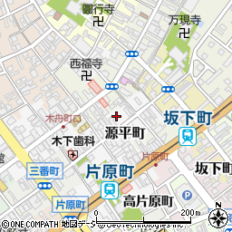 富山県高岡市源平町周辺の地図