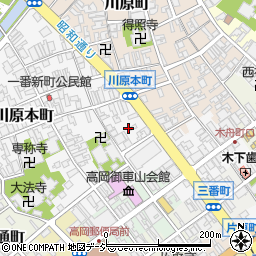 富山県高岡市川原本町1周辺の地図