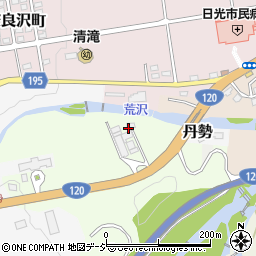 安良沢橋周辺の地図