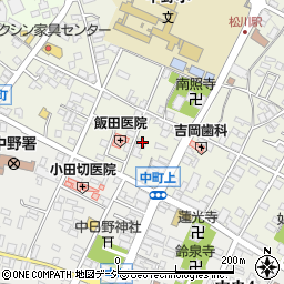 長野県中野市中野松川1638周辺の地図