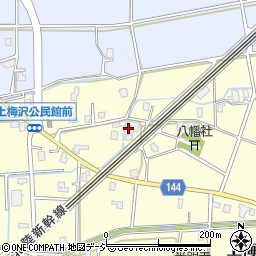 富山県滑川市上梅沢571周辺の地図