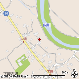 栃木県さくら市鷲宿2166周辺の地図