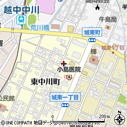 富山県高岡市東中川町2-34周辺の地図