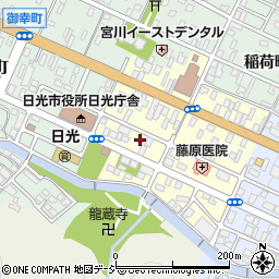 栃木県日光市石屋町周辺の地図