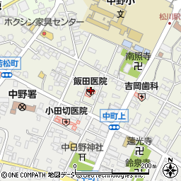 飯田医院周辺の地図
