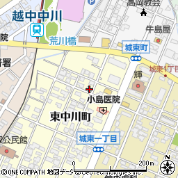 富山県高岡市東中川町2-35周辺の地図