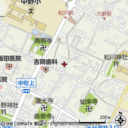 長野県中野市中野松川1564周辺の地図