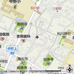 長野県中野市中野松川1562周辺の地図