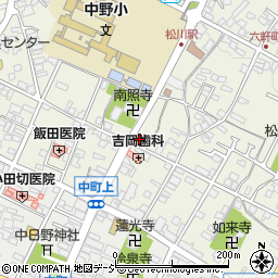 長野県中野市中野松川1605周辺の地図