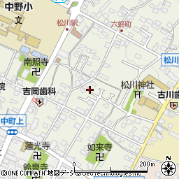 長野県中野市中野松川1536周辺の地図