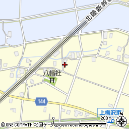富山県滑川市上梅沢625周辺の地図
