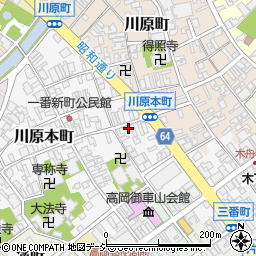 富山県高岡市川原本町1-13周辺の地図