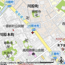 二塚サイクル周辺の地図