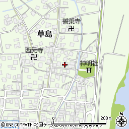 富山県富山市草島440-2周辺の地図
