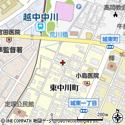 富山県高岡市東中川町2-42周辺の地図