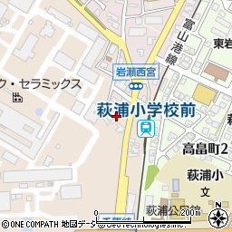 富山県富山市西宮町周辺の地図