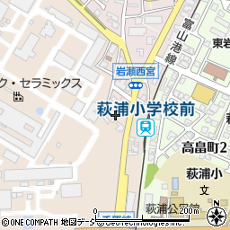 富山県富山市西宮町周辺の地図