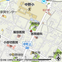 長野県中野市中野松川1611周辺の地図