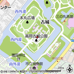 射水神社周辺の地図