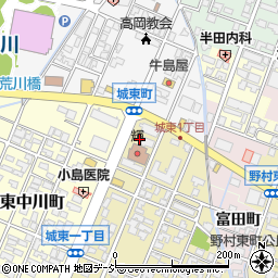 らくやん高岡城東店周辺の地図