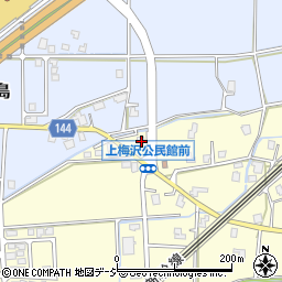 富山県滑川市上梅沢651周辺の地図