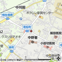 長野県中野市中野松川1747-37周辺の地図