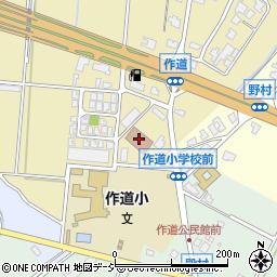 作道コミュニティセンター周辺の地図
