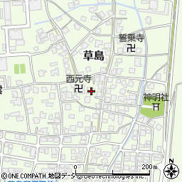 富山県富山市草島411周辺の地図