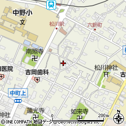 長野県中野市中野松川1534周辺の地図
