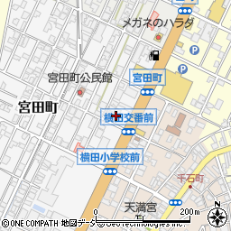 富山銀行横田支店周辺の地図