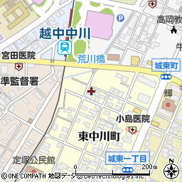 富山県高岡市東中川町2-8周辺の地図