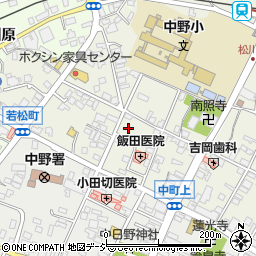 長野県中野市中野松川1769-12周辺の地図