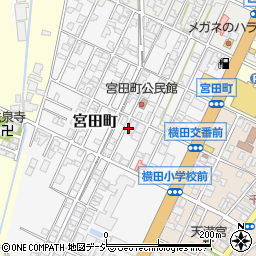 富山県高岡市宮田町周辺の地図