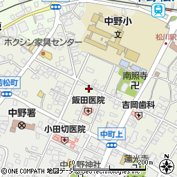 長野県中野市中野松川1645周辺の地図