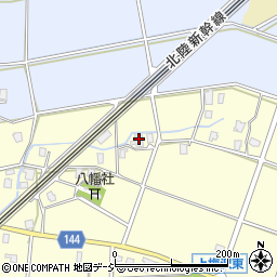 富山県滑川市上梅沢623周辺の地図