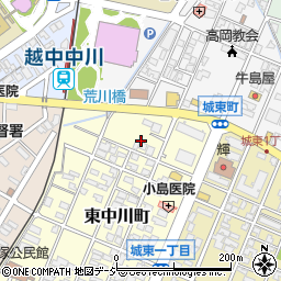 富山県高岡市東中川町1周辺の地図