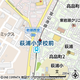 萩浦小学校前駅周辺の地図