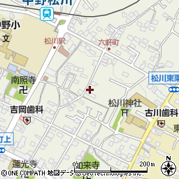 長野県中野市中野松川1494周辺の地図