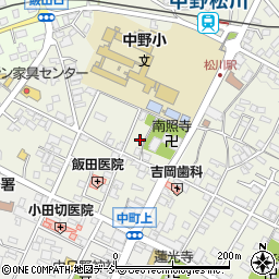 長野県中野市中野松川1827-2周辺の地図