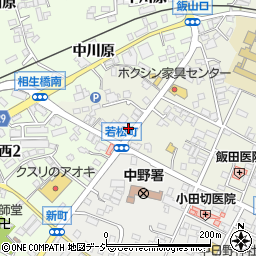 長野県中野市中野松川1747-25周辺の地図