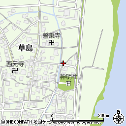 富山県富山市草島595周辺の地図