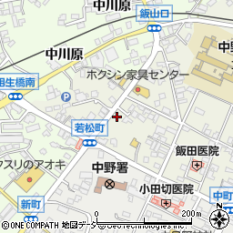 長野県中野市中野松川1747-15周辺の地図