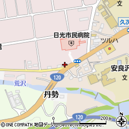 日光安良沢郵便局 ＡＴＭ周辺の地図