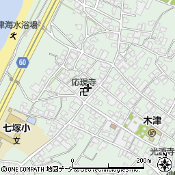 石川県かほく市木津ホ13-2周辺の地図