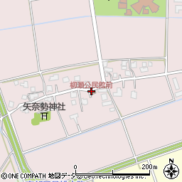 柳瀬公民館前周辺の地図