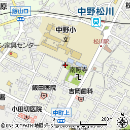 長野県中野市中野松川1825周辺の地図