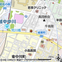 ファミリーレストランココス城東店周辺の地図