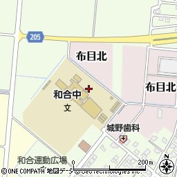 富山市役所　公民館倉垣公民館周辺の地図